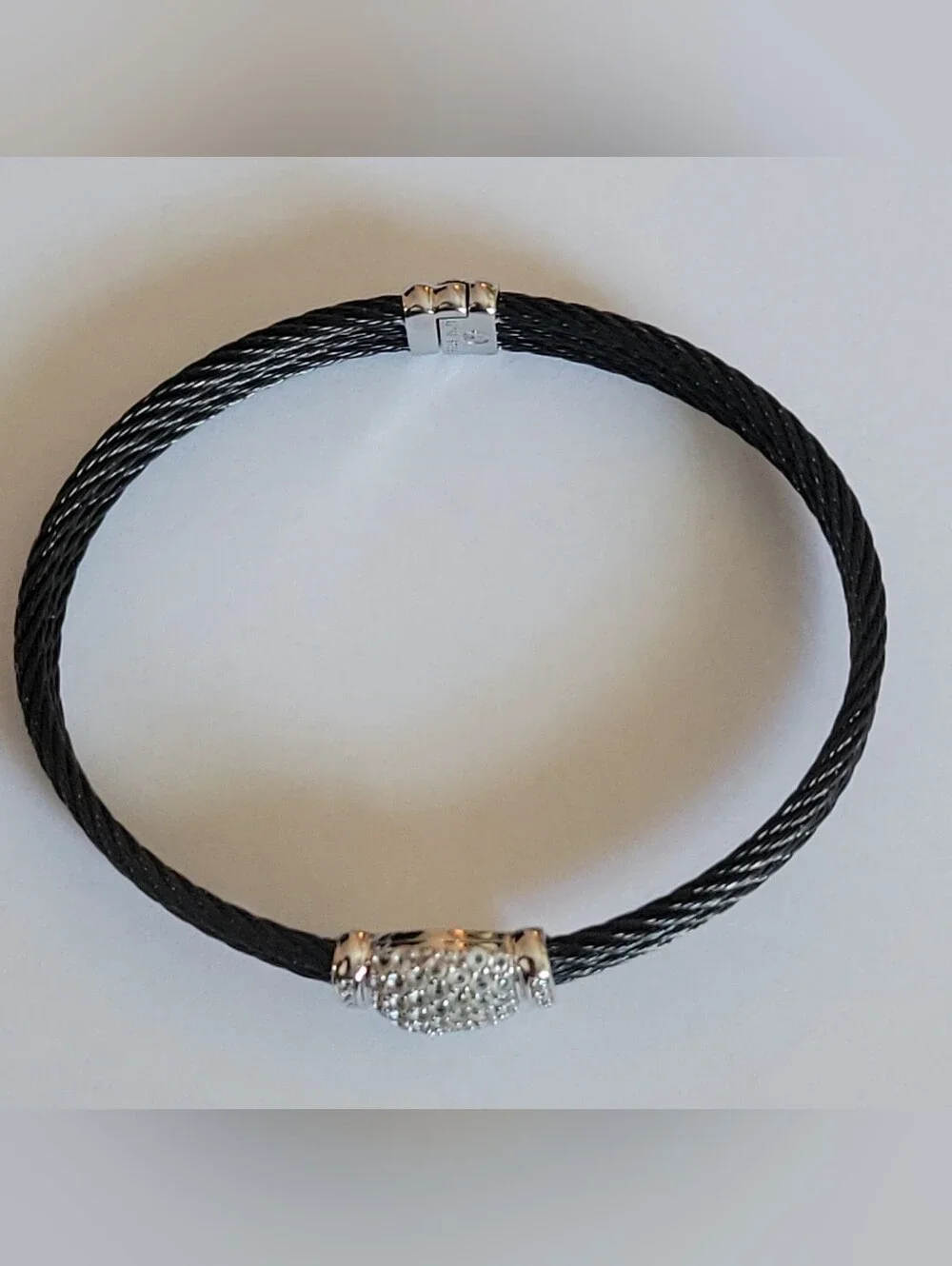 Gorgeous ALOR /Charriol Bracelet- 18k (750) Gold & SS - Picture 11 of 15